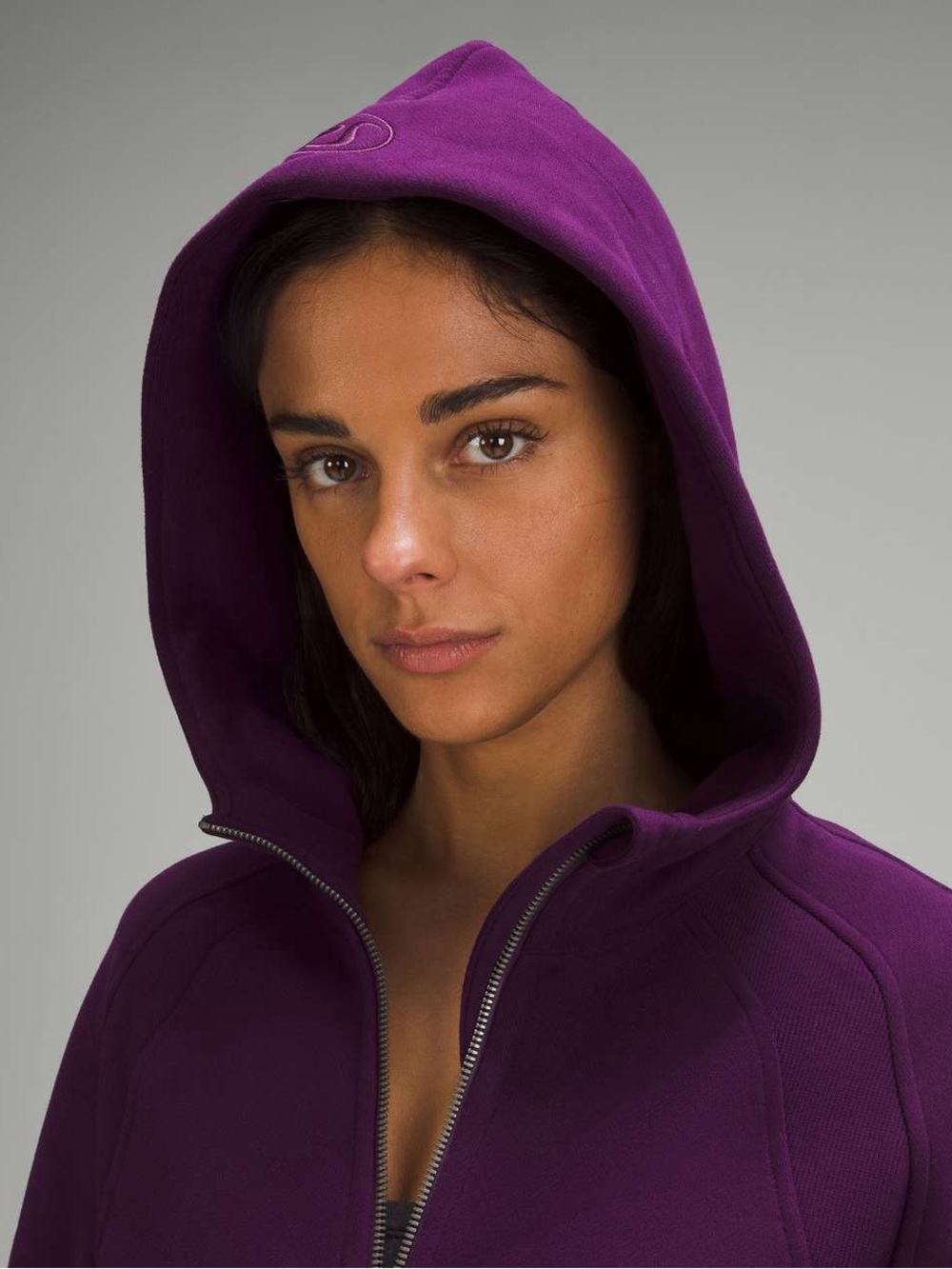 180. Lululemon Scuba Oversized Full-Zip Hoodie Dramatic Magenta XL XXL - Picture 4 of 13